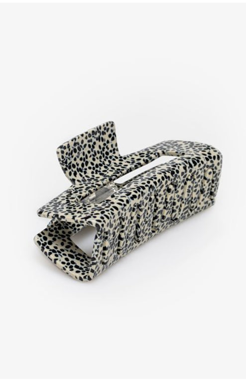 Antler - Dalmation Claw Clip Rectangle
