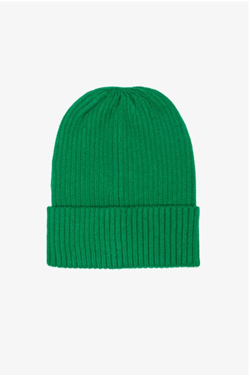 Antler - Green Ribbed Beanie
