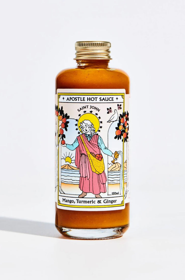 Apostle Hot Sauce Saint John - Mango, Turmeric & Ginger