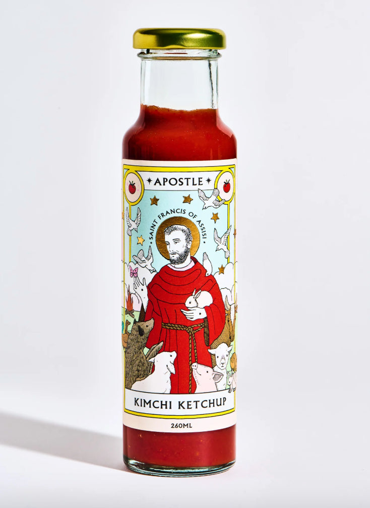 Apostle Hot Sauce - Saint Francis of Assisi Kimchi Ketchup