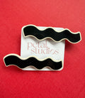 hair clip - wavy black